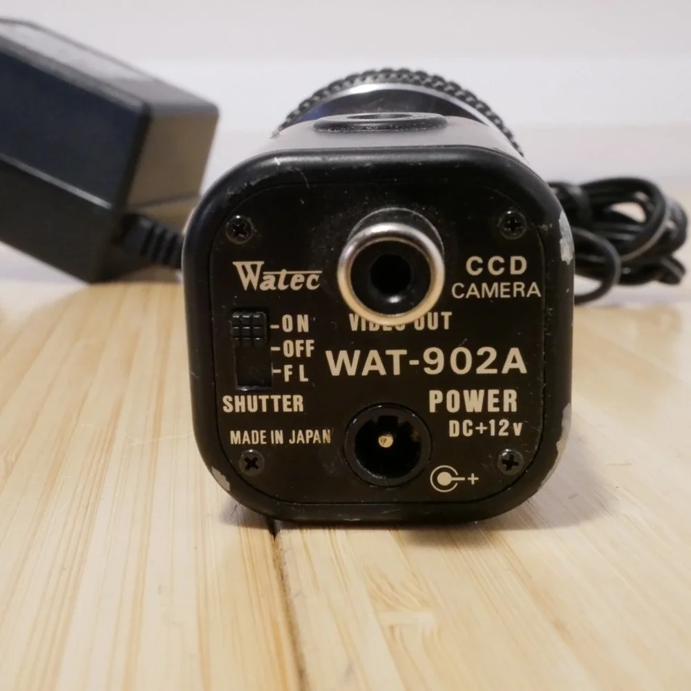 Watec WAT-902A‎ Camera & Cosmicar 1.25mm 1:14 Lens, Tested - See Notes